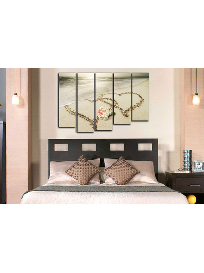 Модульная картина "Любовь на берегу"