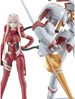 Сет из двух фигурок Зеро Ту и Стрелиция (Zero Two, Strelizia 5th Anniversary Set)