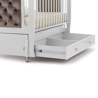 Детская кровать Nuovita Grazia Swing продольный маятник, Bianco / Белый