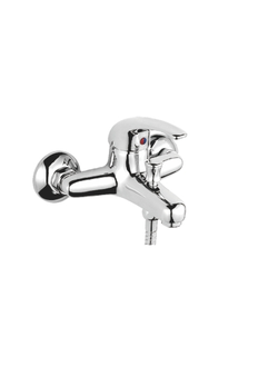 Смеситель для ванны и душа однорычажный, Силумин, Хром, Accoona A6043