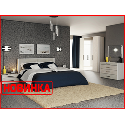 Спальня Вива (Белый глянец)