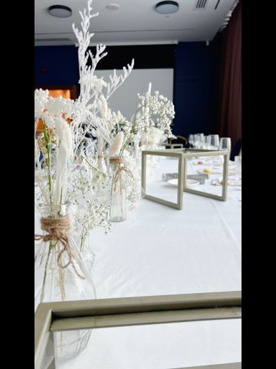 Декор длинного стола "Хилтон"