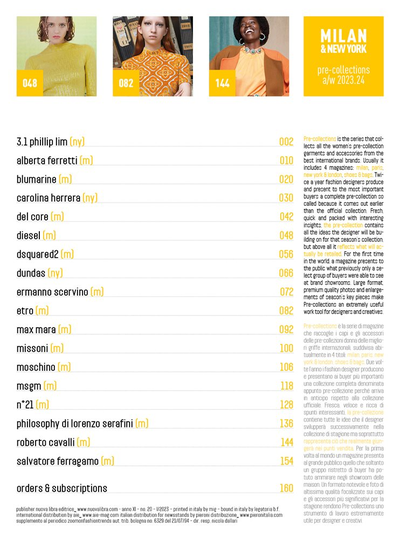 Pre-Collections Magazine Milan & New-York Autumn-Winter 2024 Иностранные журналы о моде,Intpressshop