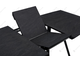 Стол STONE-X Evora + 4 стула Стул Dikline B28 ANTRACITE/ черный