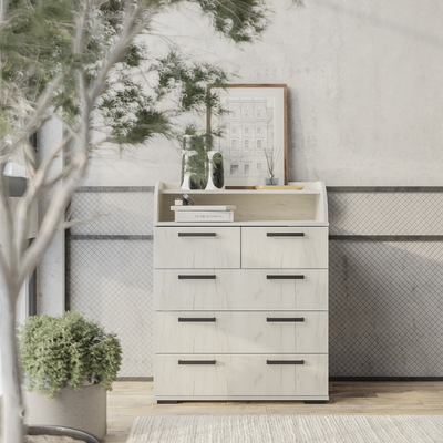 Комод Стандарт 1 (800*1020*460мм), дуб крафт белый