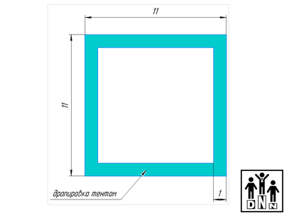 Помост сборно-разборный «Соревновательный» 11х11х 0,5 м