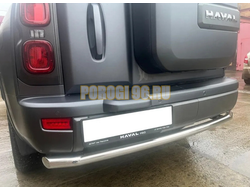 Защита заднего бампера Папа Тюнинг d60 для Haval H9 2024-