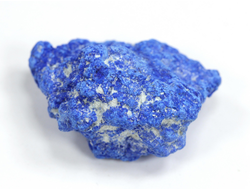 Азурит, необработанный "дикий" образец, Россия, Челябинская обл., Михеевское  месторождение (32*29*17 мм, 13,2 г) №28305