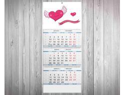 Календарь квартальный #7 на День влюблённых, 14 февраля