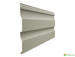 Сайдинг виниловый Docke Premium Корабельный брус D4,5D сандал 3600х232 мм