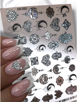 Фольгированные слайдеры Серебро AN-050