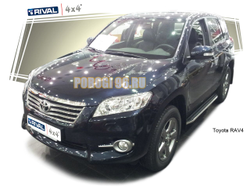 Пороги на Toyota Rav-4 Long (2006-2012) Premium