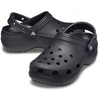 CROCS CLASSIC PLATFORM CLOG W ЧЕРНЫЕ