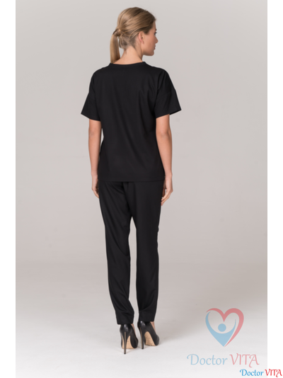 Брюки DR.SUPER "Stars" черные