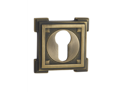 Накладки на цилиндр "Vintage " ET15M матовая бронза