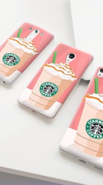 Чехол для Apple iPhone c дизайном Starbucks
