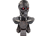 Sideshow, terminator, t600, миниган, робот, скелет, эндоскелет, терминатор, бюст, статуя, skynet