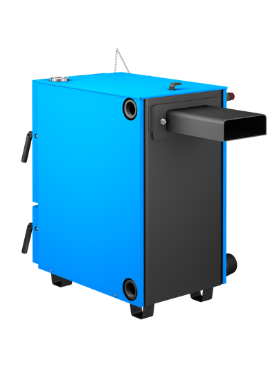 Напольный твердотопливный котел Кобальт 35