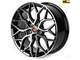 Комплект дисков R17 7,5J ET+35 5*114,3 Vossen iV-1155-SM155 Черный с полированными лучами (81910)
