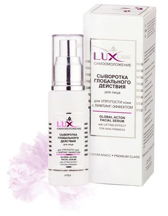 LUX CARE  сыворотка для лица глобального действия для упругости кожи с лифтинг-Эффектом