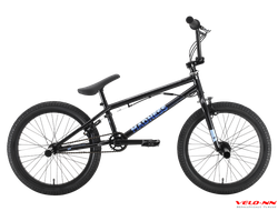 Велосипед Stark'22 Madness BMX 3 черный/голубой
