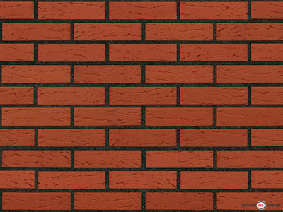 Кирпич лицевой 1НФ КРАСНЫЙ - Рустик Королевский двор (ГОСТ) Премиум