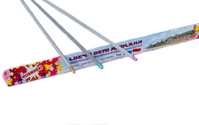 Цветные Бенгальские огни ТРИКОЛОР 300 мм