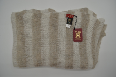 Палантин зимний Италия Визио полоска