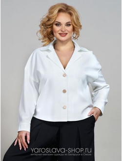 Модель: 1650-ПЖ. Жакет белый.