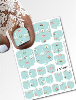 Мини пленки для педикюра LIT-039