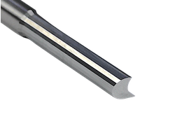 Фреза по пластику 2x6 s6x45 Z1 HM  прямая