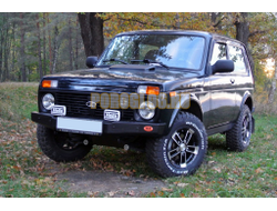 Передний силовой бампер серии Трофи на ВАЗ 2121, 2131 (Lada 4х4) 1977- (02.230.01)