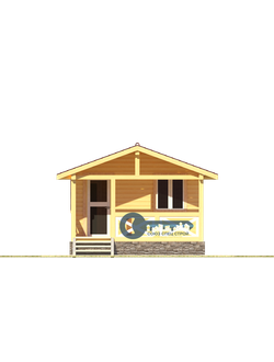 Б-16 ГАБАРИТНЫЕ РАЗМЕРЫ: (9Х4,5М) 1 ЭТАЖ, ОБЩАЯ ПЛОЩАДЬ: 40,5М²