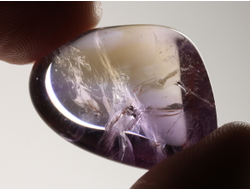 Аметрин, галтовка, Боливия (25*19*13 мм, 8 г) №38340