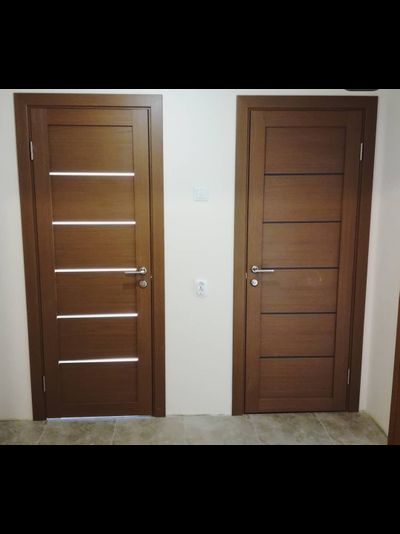 OPTIMA PORTE/ TURIN 506 ОРЕХ КЛАССИЧЕСКИЙ/ САТИН СВЕТЛОЕ. ПОЛОТНО ОСТЕКЛЕННОЕ