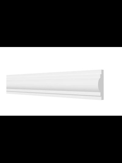 Молдинг Decor Dizain DD35, дюрополимерный, влагостойкий, под покраску, длина 2 м