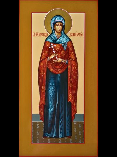 Виктория Ефесская (Эфесская), Святая мученица. Рукописная мерная икона.