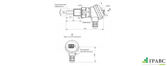 Емкостный датчик уровня CSN ET461PF8-43P-30-LZ