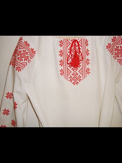 Платье-рубаха с орнаментом - Спарыш