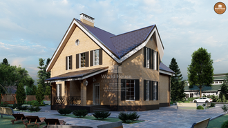 Дом для большой семьи из газобетона | Проект №170