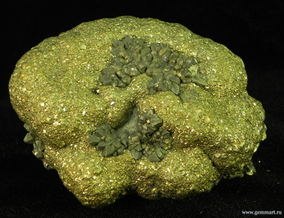 Пирит и марказит, конкреция. Россия. 75*58*35мм