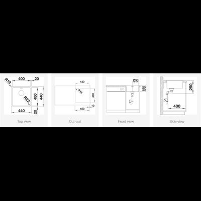 Мойка Blanco Andano 400-IF