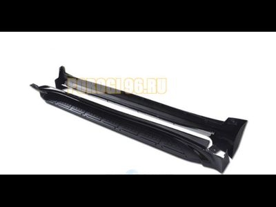 Пороги OEM, цвет черный для TOYOTA Land Cruiser J200 (2007-...)