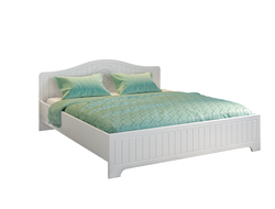 Спальня МОНБЛАН - Кровать МБ-604К (2000х1800) Белое дерево