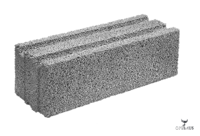 Керамзитобетонный блок Lakka RUH-200P