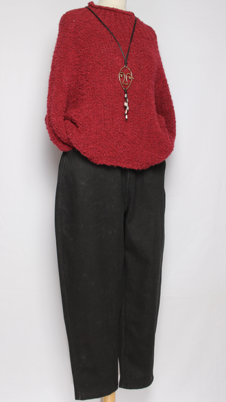 Джинсы утеплённые "ЦВЕТНЫЕ НА ФЛИСЕ" коричневые, чёрные, серые р.48-54