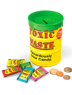 Токсик Леденцы большая банка Копилка 84гр (12)