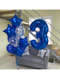 Композиция "Синяя тройка"