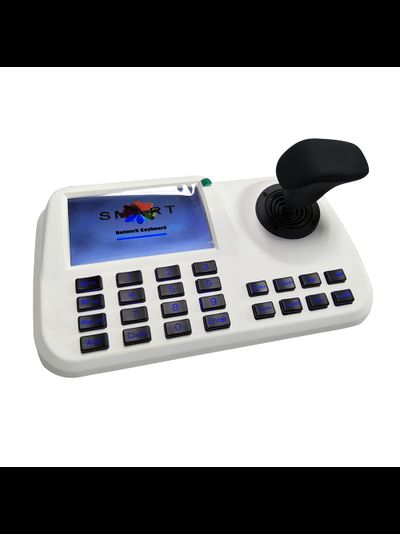 DE/IPK1008 Пульт управления PTZ IP камерами, с дисплеем 5". Джостик управления, дополнительный выход на внешний монитор. Full HD. до 5 Мп.