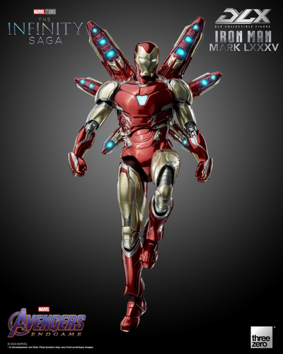 Железный Человек (Iron Man) - Коллекционная фигурка 1/12 SCALE The Infinity Saga DLX Iron Man Mark 85 (3Z02500C0) - Threezero